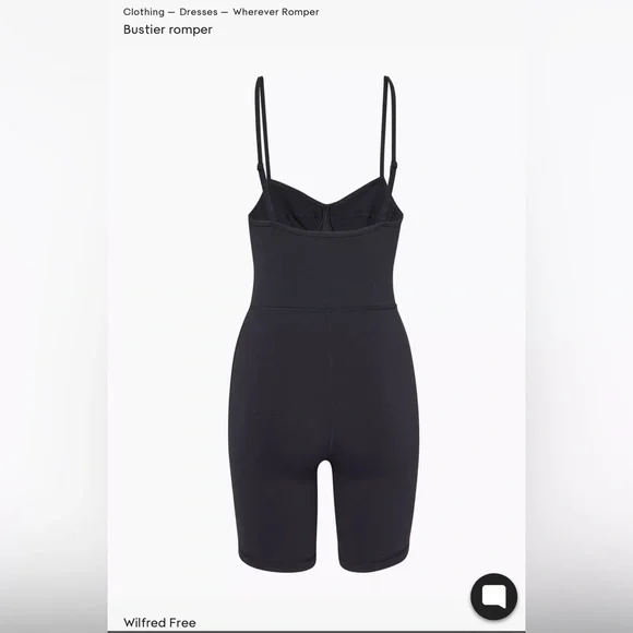 Aritzia Wilfred Free Wherever Romper Black - Picture 2 of 2